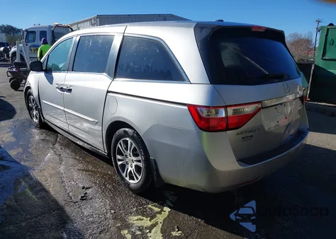 2011 Honda Odyssey Ex-L из США, поврежденный, VIN 5FNRL5H6XBB038585